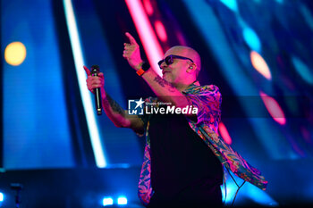 2024-07-02 - Italian Singer Max Pezzali perform during live concert of 