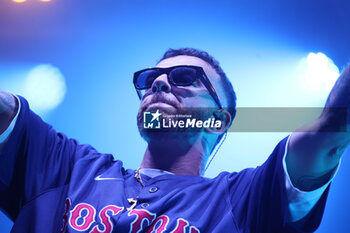 2024-07-04 - Italians rappers Salmo and Noyz Narcos on stage during the Hellrsaisers tour, Sequoie Music Park, Bologna, Italy, July 04, 2024 - SALMO & NOYZ NARCOS - HELLRAISERS LIVE - CONCERTS - ITALIAN SINGER AND ARTIST