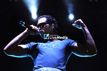 2024-07-19 - Italian-aegyptian singer Mahmood performing on stage during his summer tour at Sequoie Music Park - Bologna, Italy, July 19, 2024 - MAHMOOD 2024 SUMMER TOUR - CONCERTS - ITALIAN SINGER AND ARTIST