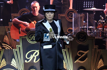 2024-10-12 - Italian singer Renato Zero on stage during his “Autoritatto” 2024 tour at Unipol Arena, Casalecchio (Bologna), Italy, October 12, 2024. Photo: Michele Nucci - RENATO ZERO IN 