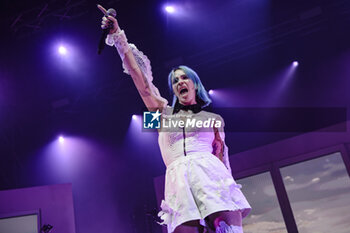 2024-10-26 - Rose Villain – staging name of Rosa Luini - during the concert of “Radio Sakura Winter Tour” at Atlantico on October 26, 2024 in Rome - Italy - ROSE VILLAIN - RADIO SAKURA WINTER TOUR - CONCERTS - ITALIAN SINGER AND ARTIST