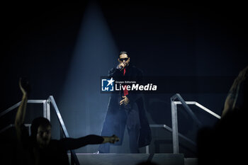 2024-10-27 - Mahmood during the Tour 2024 on October 27, 2024 at Palazzo dello Sport, Rome, Italy. - MAHMOOD - CONCERTS - ITALIAN SINGER AND ARTIST