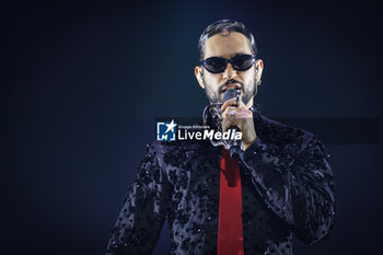 2024-10-27 - Mahmood during the Tour 2024 on October 27, 2024 at Palazzo dello Sport, Rome, Italy. - MAHMOOD - CONCERTS - ITALIAN SINGER AND ARTIST