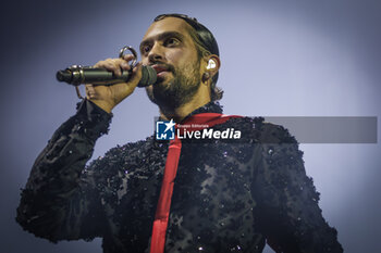 2024-10-27 - Mahmood during the Tour 2024 on October 27, 2024 at Palazzo dello Sport, Rome, Italy. - MAHMOOD - CONCERTS - ITALIAN SINGER AND ARTIST