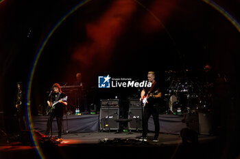 2024-10-31 - Steve Hackett, Jonas Reingold during the GENESIS GREATS Lamb Highlights & Solo Tour on oct 31, 2024 at Auditorium Parco della Musica, Rome, Italy. - STEVE HACKETT - GENESIS GREATS LAMB HIGHLIGHTS & SOLO - CONCERTS - SINGER AND ARTIST