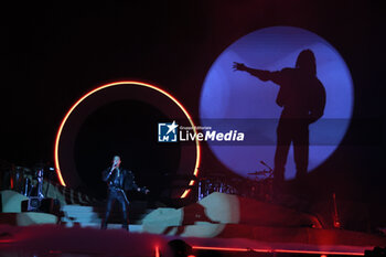 2024-11-10 - Italian singer Ghali during his show at Unipol arena, Casalecchio (Bo), Italy, November 10, 2024 - GHALI  - LIVE 2024 - CONCERTS - SINGER AND ARTIST