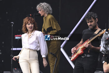 2024-05-01 - Mille during the May Day Concert at the Circus Maximus 2024, 1 May 2024, Rome, Italy. - CONCERTO DEL PRIMO MAGGIO A ROMA - CONCERTS - FESTIVAL