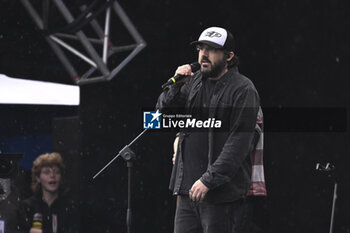 2024-05-01 - Piotta during the May Day Concert at the Circus Maximus 2024, 1 May 2024, Rome, Italy. - CONCERTO DEL PRIMO MAGGIO A ROMA - CONCERTS - FESTIVAL