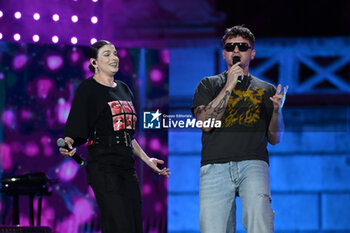 2024-06-11 - Emma and Olly during theTIM Summer Hits at Piazza del Popolo on June 11, 2024 in Rome, Italy. - TIM SUMMER FESTIVAL - CONCERTS - FESTIVAL