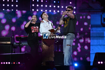 2024-06-11 - Emma, Jvli and Olly during theTIM Summer Hits at Piazza del Popolo on June 11, 2024 in Rome, Italy. - TIM SUMMER FESTIVAL - CONCERTS - FESTIVAL