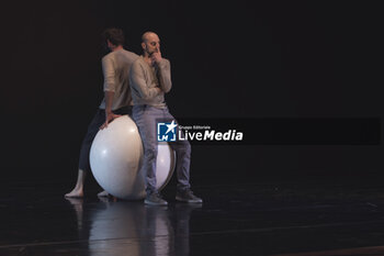 2024-01-07 - Alessandro Maida and Maxime Pythoud during the show Respire, 7 january 2024 at Auditorium Parco della Musica, Rome, Italy - OPS! RESPIRE - THEATRE - SHOWS
