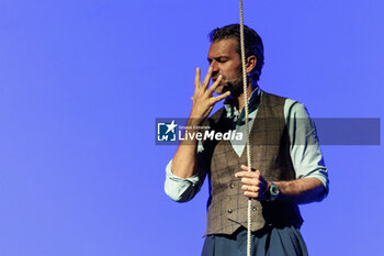 23/05/2024 - Luca Argentero while acting in the show E' QUESTA LA VITA CHE SOGNAVO DA BAMBINO?, May 23, 2024 at Teatro Brancaccio, Rome, Italy. - LUCA ARGENTERO - E' QUESTA LA VITA CHE SOGNAVO DA BAMBINO? - TEATRO - SPETTACOLI