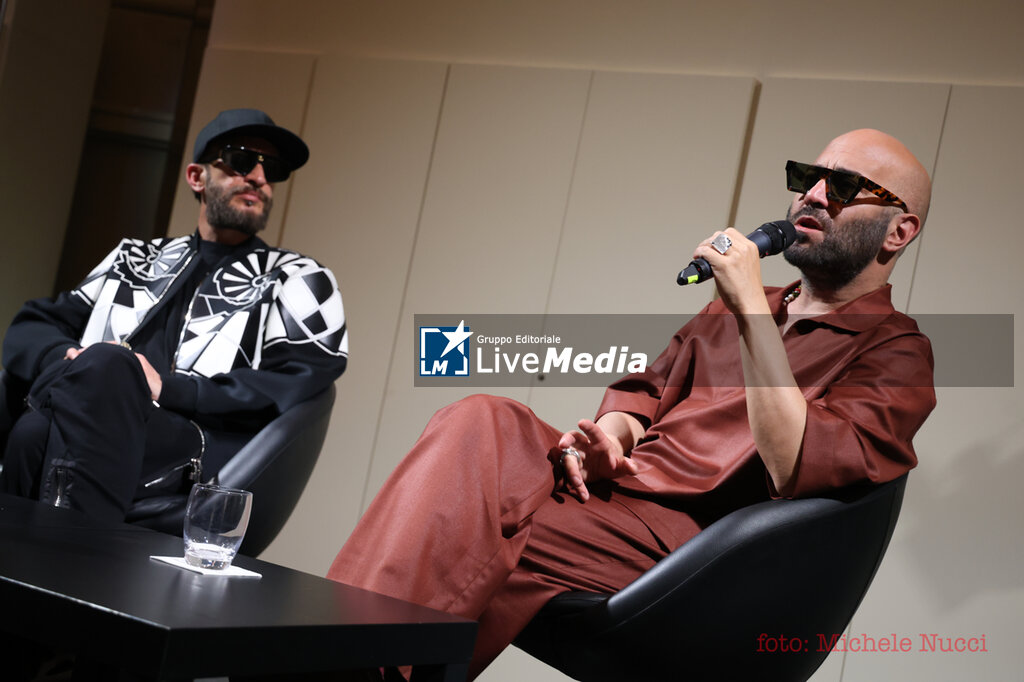 Giuliano Sangiorgi of Negramaro band press conference for future Italian tour - PRESS CONFERENCES - SINGERS AND ARTISTS