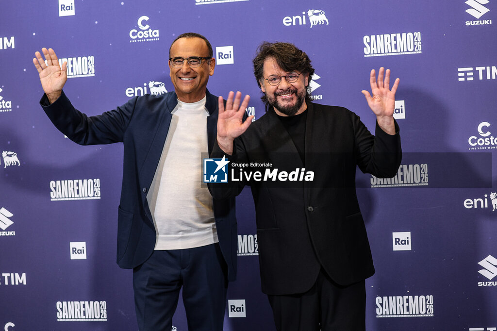 CONFERENZA STAMPA 76° FESTIVAL DI SANREMO - 25/02/2026 - PRESS CONFERENCES - SINGERS AND ARTISTS
