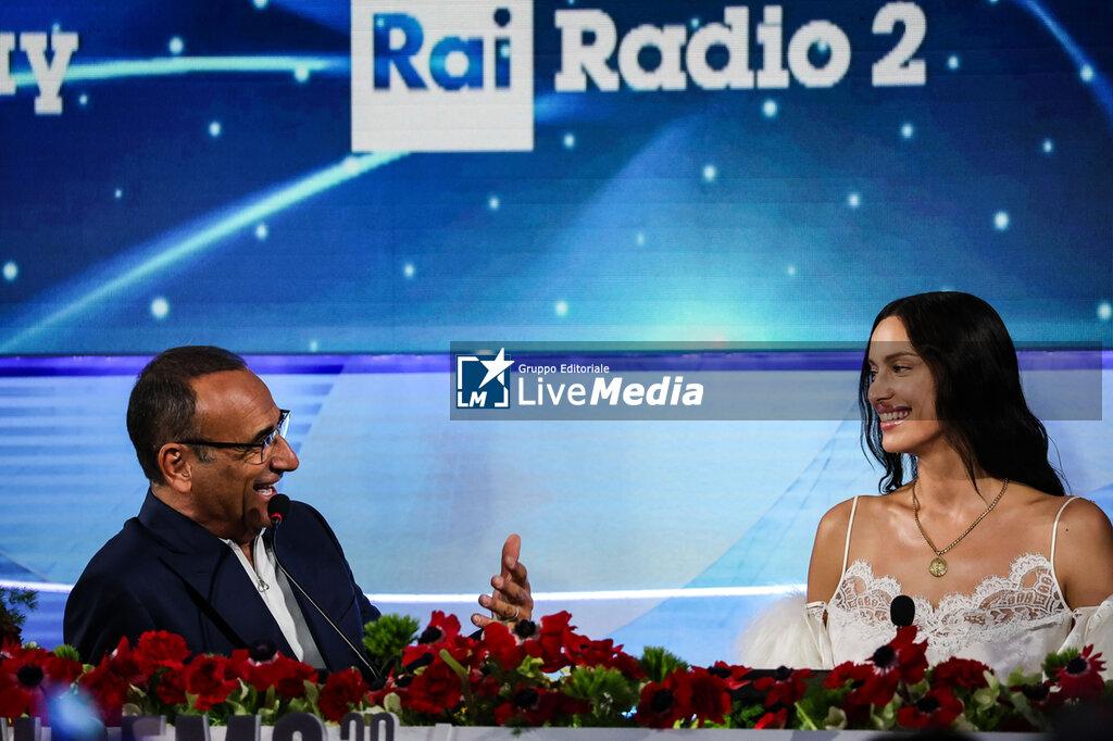 SANREMO PRESS CONFERENCE - PRESS CONFERENCES - SINGERS AND ARTISTS