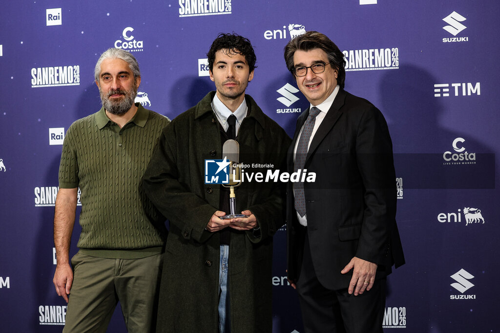 SANREMO 2026 - PREE CONFERENCES FINALE  - PRESS CONFERENCES - SINGERS AND ARTISTS
