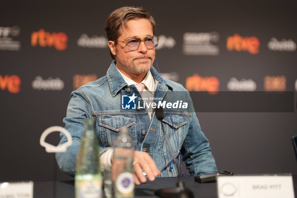 Brad Pitt at photocall for film 