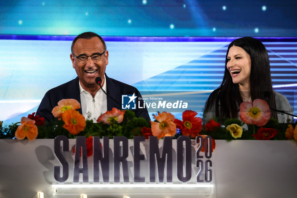 CONFERENZA STAMPA 76° FESTIVAL DI SANREMO - PRESS CONFERENCES - FESTIVALS