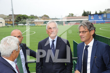 2021-09-27 - Gabriele Gravina presidente FIGC - GRAVINA PRESIDENTE FIGC A CATANZARO CON LA COPPA DELL'EUROPEO - NEWS - CHRONICLE