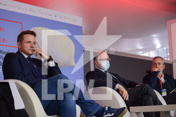 2021-12-04 - From left to right: Rafał Trzaskowski, Roberto Gualtieri, Giancarlo Loquenzi - “PIù LIBRI PIù LIBERI" THE NATIONAL FAIR OF SMALL AND MEDIUM PUBLISHING - NEWS - CULTURE