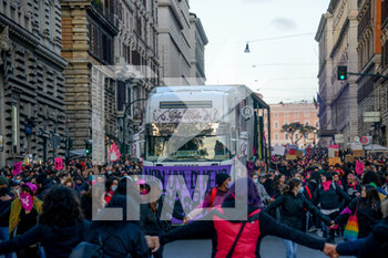 2021-11-27 - The protest march - DEMONSTRATION AGAINST VIOLENCE AGAINST WOMEN “NON UNA DI MENO”. - NEWS - SOCIETY