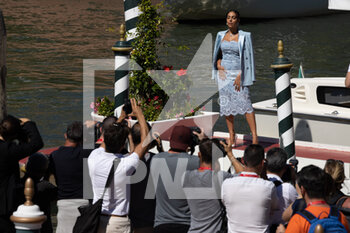 2021-09-01 - Georgina Rodriguez is seen arriving at the 78th Venice International Film Festival on September 01, 2021 in Venice, Italy. - 78° MOSTRA DEL CINEMA DI VENEZIA 2021 - NEWS - VIP