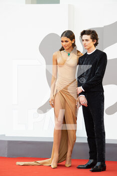 2021-09-03 - Timothée Chalamet and Zendaya, attend the red carpet of the movie 