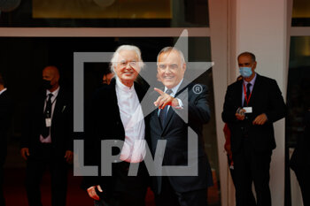 2021-09-04 - Jimmy Page and Alberto Barbera arrive for the screening of the film 