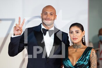2021-09-10 - Marcell Jacobs and Nicole Daza attend the red carpet of the movie 