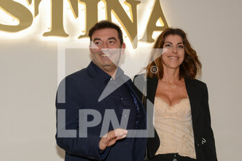 2021-12-07 - Max Giusti and his wife Benedetta Bellini - OPENING NIGHT OF THE RESTORED SISTINA THEATER AND THE PREMIèRE OF THE MUSICAL "MAMMAMIA!" - NEWS - VIP