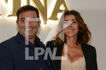 2021-12-07 - Max Giusti and his wife Benedetta Bellini - OPENING NIGHT OF THE RESTORED SISTINA THEATER AND THE PREMIèRE OF THE MUSICAL "MAMMAMIA!" - NEWS - VIP