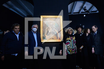 2022-02-14 - The ribbon cutting together with the Councilor for Culture of Rome, Miguel Gotor - PABLO PICASSO'S 1909 PAINTING 