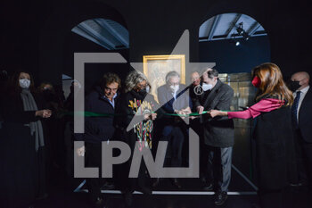 2022-02-14 - The ribbon cutting together with the Councilor for Culture of Rome, Miguel Gotor - PABLO PICASSO'S 1909 PAINTING 
