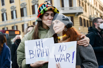 Demonstration by the Ukrainian community of Rome against the war by Russia against Ukraine - NEWS - CHRONICLE