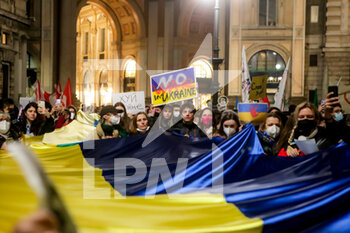 Protesters Demonstrate In Milano Against Russian Invasion Of Ukraine - NEWS - CHRONICLE