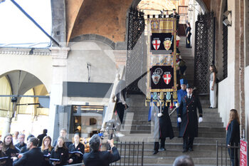 2022-05-19 - The rectors going from Palazzo della Ragione to Palazzo del Bo for the ceremony - INAUGURATION OF THE 800TH ACADEMIC YEAR OF THE UNIVERSITY OF PADUA - NEWS - CHRONICLE