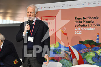 2022-12-07 - Ricardo Franco Levi during the inauguration of the Più Libri Più Liberi event, December 7 at the La Nuvola Congress Center, Rome, Italy - PIù LIBRI PIù LIBERI - DAY 1 - NEWS - CULTURE