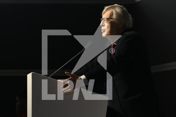 2022-12-07 - Vittorio Sgarbi during the inauguration of the Più Libri Più Liberi event, December 7 at the La Nuvola Congress Center, Rome, Italy - PIù LIBRI PIù LIBERI - DAY 1 - NEWS - CULTURE