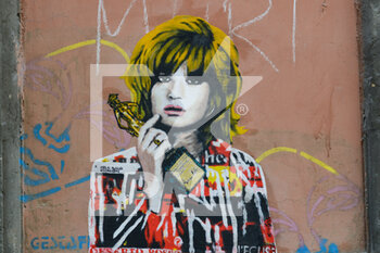2022-02-03 - The mural dedicated to Monica Vitti - IN THE ALLEYS OF ROME THE MURAL DEDICATED TO MONICA VITTI - NEWS - CULTURE