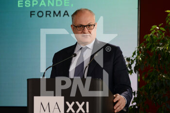 2022-02-10 - Roberto Gualtieri, Mayor of Rome - PRESENTATION OF THE "GRANDE MAXXI" PROJECT - NEWS - CULTURE