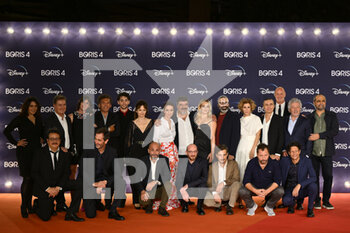 2022-10-24 - Rome, Italy - October 24: The Cast of Boris 4 attends the Red Carpet of 