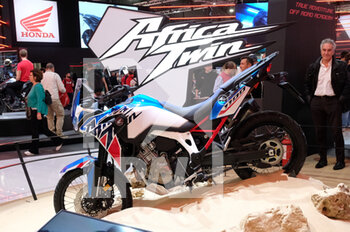 2022-11-08 - Honda Africa Twin enduro motorcycle - EICMA - 2022 INTERNATIONAL CYCLE AND MOTORCYCLE EXPOSITION - NEWS - EVENTS