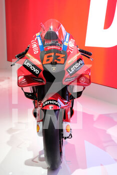 2022-11-08 - Francesco Bagnaia GP21 motorcycle  - EICMA - 2022 INTERNATIONAL CYCLE AND MOTORCYCLE EXPOSITION - NEWS - EVENTS