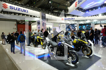 2022-11-08 - Suzuki exposition stand at EICMA - EICMA - 2022 INTERNATIONAL CYCLE AND MOTORCYCLE EXPOSITION - NEWS - EVENTS
