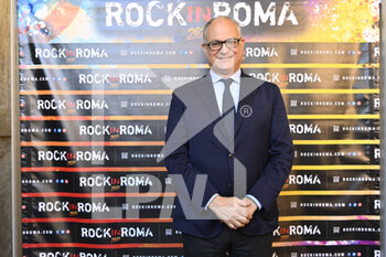 2022-05-03 - Roberto Gualtieri during the presentation of the Rock in Roma event, at the Sala della Protomoteca in Campidoglio, 3th May, Rome Italy. - PRESENTATION OF THE ROCK IN ROMA EVENT - NEWS - EVENTS