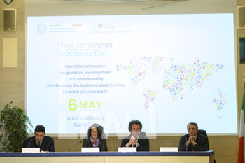 2022-05-06 - The press conference for the presentation of Codeway - Cooperation Development Expo, at the Farnesina, 6th May 2022, Rome Italy - CONFERENZA STAMPA PRESENTAZIONE CODEWAY-COOPERATION DEVELOPMENT EXPO - NEWS - EVENTS