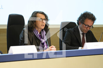 2022-05-06 - Marina Sereni (Deputy Minister for Foreign Affairs and International Cooperation) during the press conference for the presentation of Codeway - Cooperation Development Expo, at the Farnesina, 6th May 2022, Rome Italy - CONFERENZA STAMPA PRESENTAZIONE CODEWAY-COOPERATION DEVELOPMENT EXPO - NEWS - EVENTS