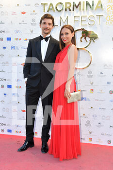 2022-07-02 - Taormina Messina, Italy, July 2, 2022, 68th Taormina Film Fest.
In the pic: Michele Zonin and Ester Carrubba attend the red carpet at the Taormina Film Fest 2022. - 68TH TAORMINA FILM FEST 2022 - NEWS - EVENTS