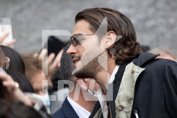 2022-02-24 - Gianmarco Tamberi is seen arriving at the Emporio Armani fashion show during the Milan Fashion Week Fall/Winter 2022/2023 on February 24, 2022 in Milan, Italy. Photo: Cinzia Camela. - EMPORIO ARMANI - OUTSIDE ARRIVALS - MILAN FASHION WEEK FALL/WINTER 2022/2023 - NEWS - FASHION