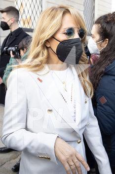 2022-02-25 - Jo Squillo is seen at Tod's fashion show during the Milan Fashion Week Fall/Winter 2022/2023 on February 25th, 2022 in Milan, Italy. Photo: Cinzia Camela. - TOD'S - OUTSIDE ARRIVALS - MILAN FASHION WEEK WOMENSWEAR FALL/WINTER 2022/2023 - NEWS - FASHION